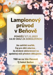 Lampionový průvod 2025